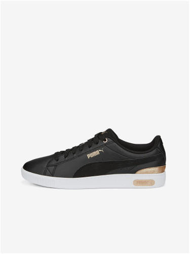 Black women's sneakers Puma Vikky v3 Space Metallics PUMA Black-PUMA - Women's