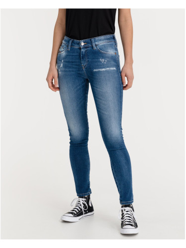 Blue Women's Skinny Fit Jeans Diesel Slandy - Women