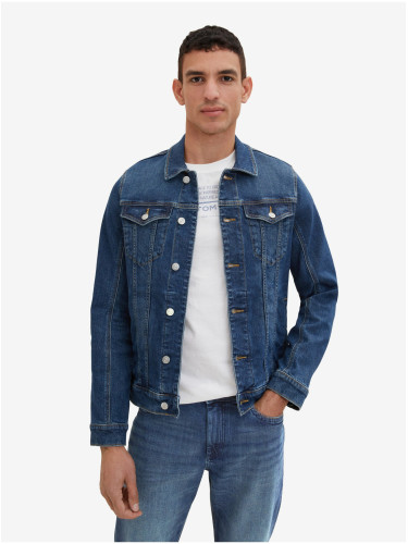 Dark blue men's denim jacket Tom Tailor - Men