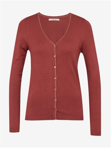 Burgundy women's sweater CAMAIEU - Women