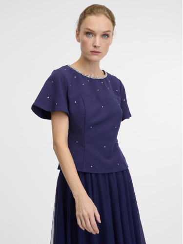 Dark blue women's blouse ORSAY - Women's