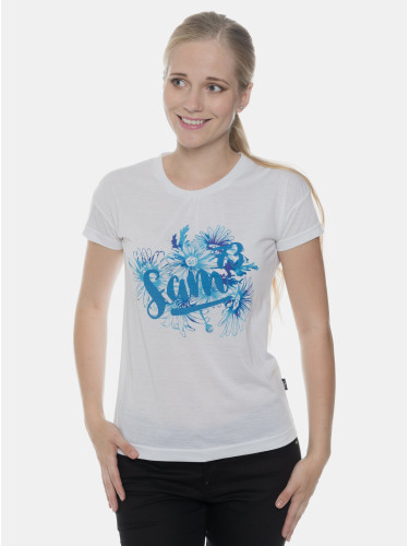 SAM73 White Women's T-Shirt with print SAM 73 - Women