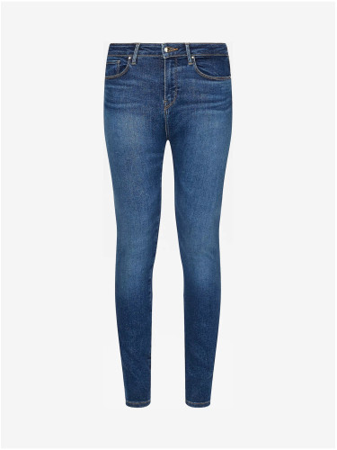 Blue women's skinny fit jeans Tommy Hilfiger High Flex Seaml Como - Women's