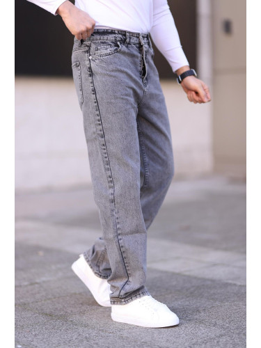 Trendyol Gray Baggy Fit Jeans Denim Trousers