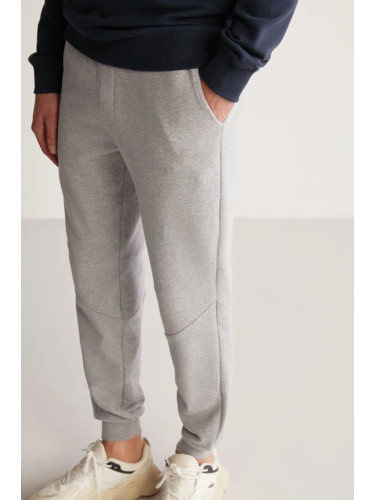 GRIMELANGE PAUL Men's Regular Fit Grey Melange Sweatpants