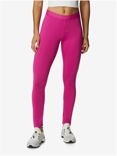 Purple women's sports leggings Columbia Hike - Women