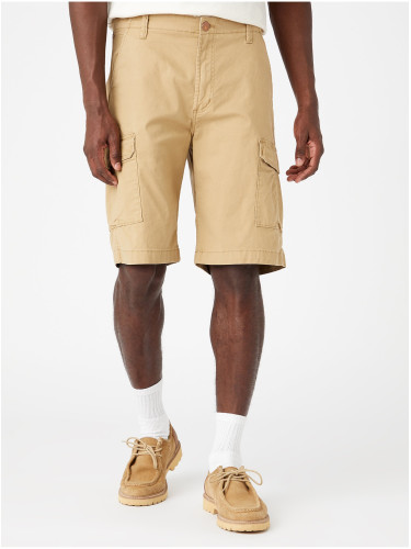 Beige men's shorts with pockets Wrangler - Men