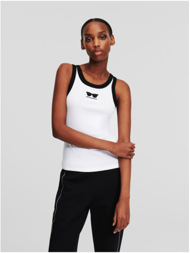 White women's tank top KARL LAGERFELD Fashion - Women's