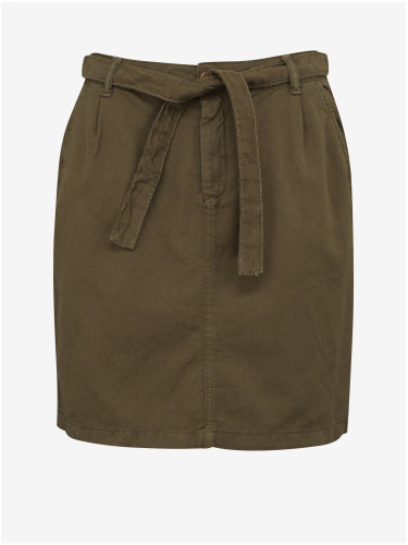 Khaki women's skirt CAMAIEU - Women's