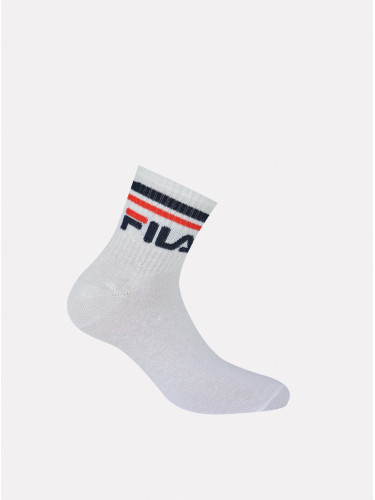 Set of three pairs of men's white FILA ankle socks - Men's