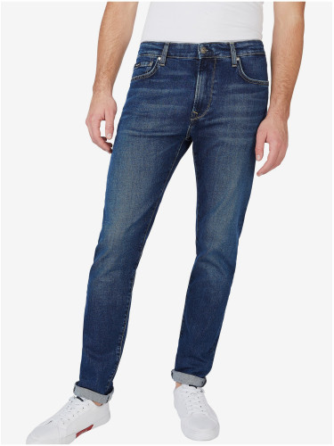 Dark blue men's slim fit jeans Pepe Jeans Crane - Men