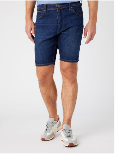 Dark blue men's denim shorts Wrangler - Men