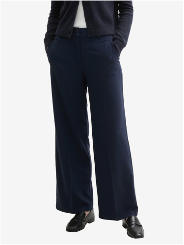 Dark blue women's trousers Tom Tailor Lea - Women's