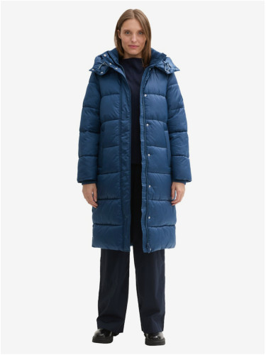 Blue women's winter quilted coat Tom Tailor - Women's