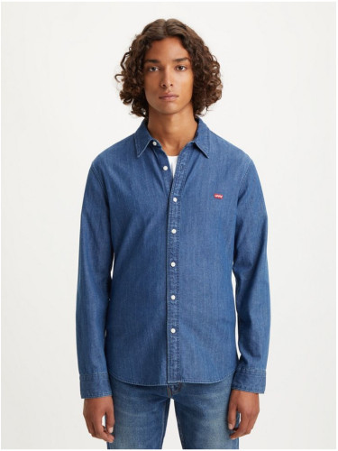 Levi's Dark blue men's denim shirt Levi's® LS Battery HM Shirt Sl - Men's