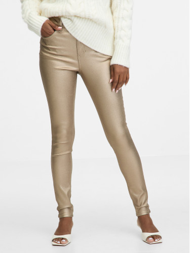 Gold women's skinny fit jeans ORSAY - Women's