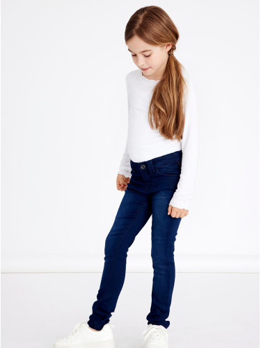 Dark blue girl's jeans name it Polly - unisex