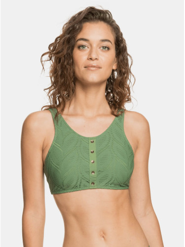 Green Patterned Swimsuit Top Roxy - Women