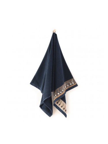 Zwoltex Unisex's Towel Gnom Navy Blue