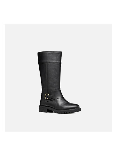 Black Women's Geox Hoara Boots - Women's