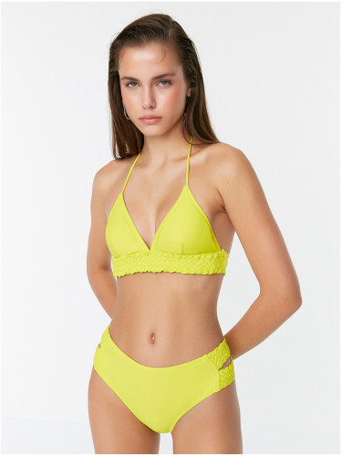 Neon yellow bikini bottom Trendyol - Women's