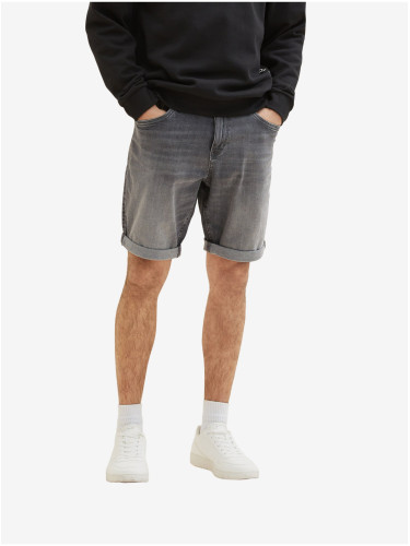 Grey men's denim shorts Tom Tailor - Men's