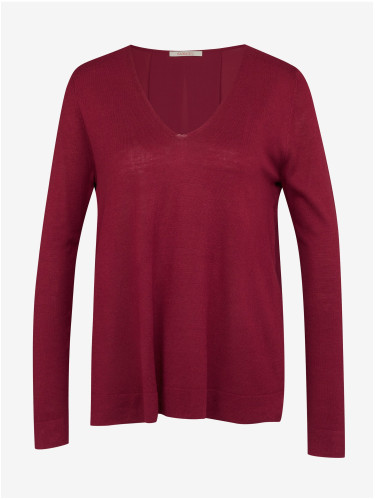 Burgundy women's sweater CAMAIEU - Women's