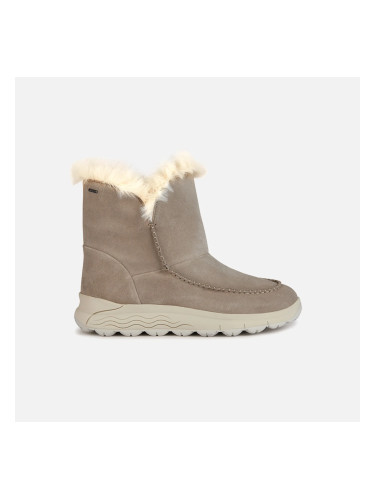 Beige women's ankle boots Geox Spherica 4x4 B ABX - Women's