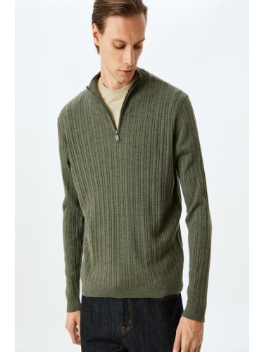 Koton Khaki Men's Sweater