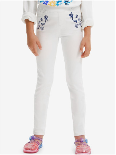 White jeans Desigual Verd for girls - Girls