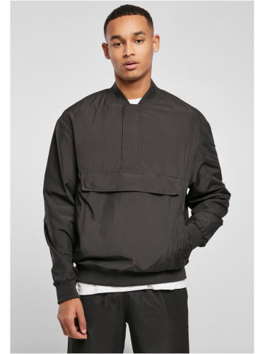 Pullover Bomber Jacket Black