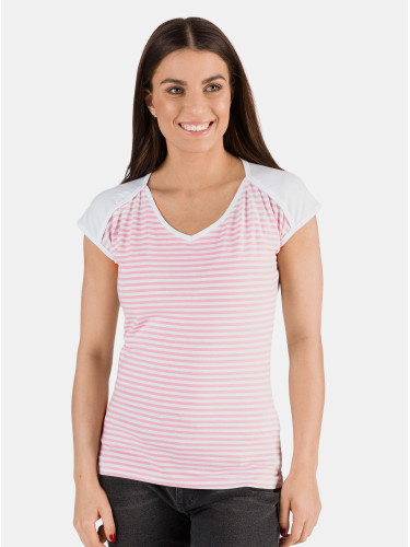 SAM73 Pink & White Women Striped T-Shirt SAM 73 Jonna - Ladies