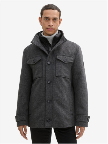 Dark grey men's jacket Tom Tailor - Men