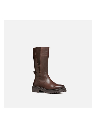 Dark brown women's boots Geox Iridea - Women's