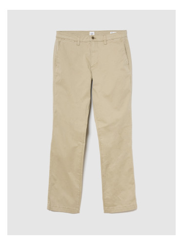 GAP Trousers essential khakis in straight fit with Flex - Mens