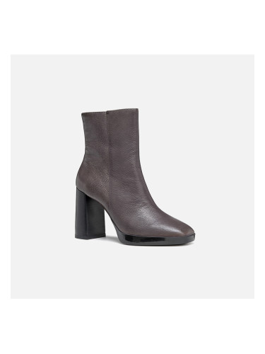 Dark grey women's ankle boots Geox Teulada - Women's