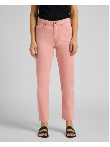 Pink women's straight fit jeans Lee Carol - Women