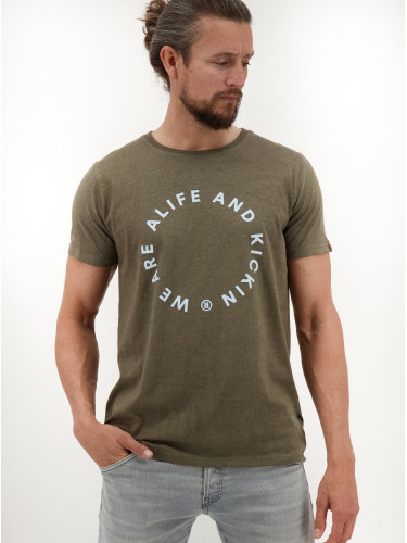 Khaki men's T-shirt Alife and Kickin - Men's