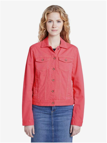 Pink Women's Denim Jacket Tom Tailor - Women