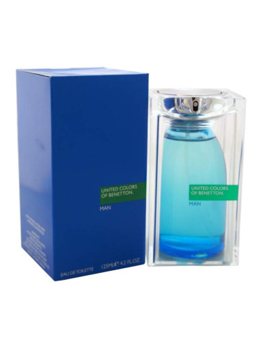 Benetton Комплект за мъже Man EDT тоалетна вода 125 ml + чанта  