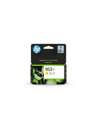 HP Патрон F6U18AE, 953XL, 1600 страници/5%, Yellow