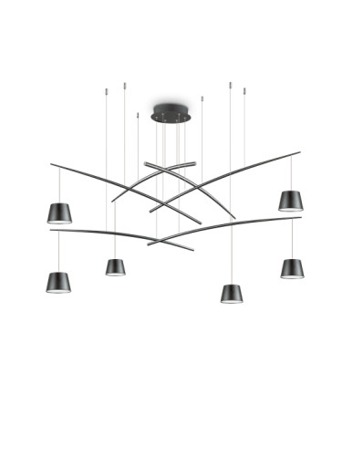 IDEAL LUX 196992 FISH SP6 Nero