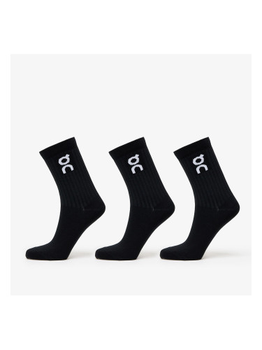 On Logo Sock 3-Pack Black XS