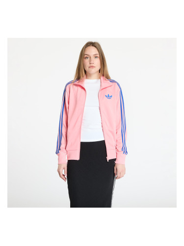 Суитшърт adidas Firebird Adicolor Classic Loose Tracktop Semi Pink Spark/ Blue L