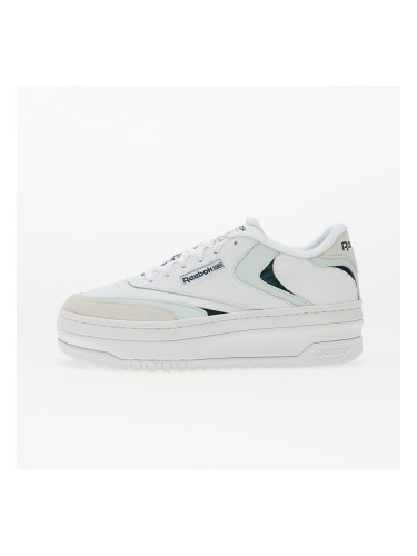 Сникърси Reebok Club C Extra Ftw White/ Aqudus/ Forest Green EUR 40