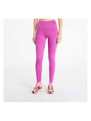 Легени Nike Go Women's Firm-Support High-Waisted Full-Length Leggings with Pockets Hot Fuchsia/ Black L