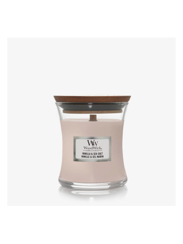 WoodWick Small Hourglass Candle - Vanilla & Sea Salt Universal