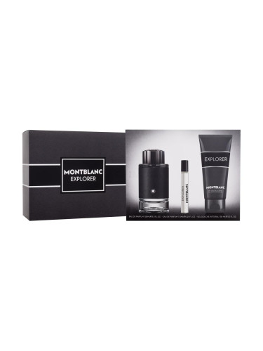 Montblanc Explorer Подаръчен комплект EDP 100 ml + EDP 7,5 ml + душ гел 100 ml