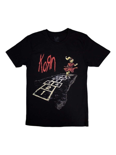 Korn Риза Follow The Leader Hopscotch Unisex Black S