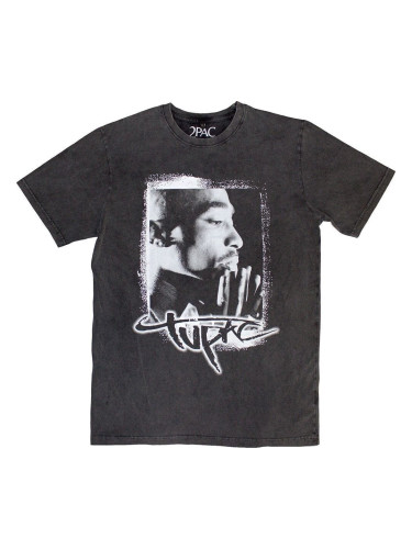 2Pac Риза Spray Photo Stone Wash Unisex Charcoal Grey XL